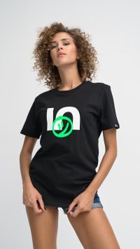 T-Shirt με τύπωμα logo NATUZ & smile 100% Οργανικό Βαμβάκι