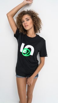 T-Shirt με τύπωμα logo NATUZ & smile 100% Οργανικό Βαμβάκι