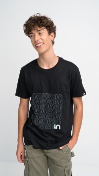 T-Shirt με τύπωμα logo NATUZ 100% Οργανικό Βαμβάκι